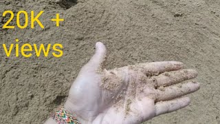 Sand Test on construction site | Testing of sand for concrete