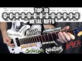 Top 10 metal riffs that improve your right hand technique