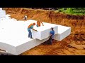 Incredible fastest modern house construction methods  amazing house finish in 6 days