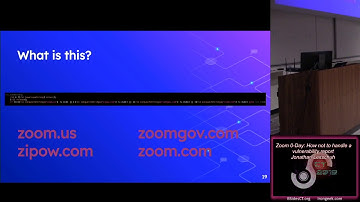 1 08 Zoom 0 Day How not to handle a vulnerability report Jonathan Leitschuh