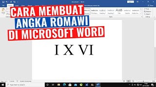 Cara Membuat Angka Romawi di Microsoft Word screenshot 1