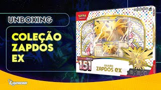 UNBOXING POKEMON TCG – BOX COLEÇÃO – POKÉMON 151 – ZAPDOS EX 