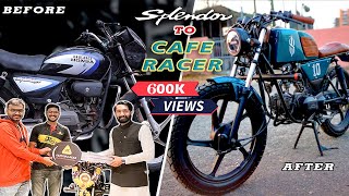 Hero Honda Splendor Modification Splendor Modified To Cafe Racer 100Cc Bike Modification Pune