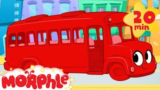 the wheels on the bus go round and round morphle nursery rhyme