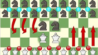 THE LEGENDARY KNIGHT VS 50 QUEENS | #15 Chess Memes