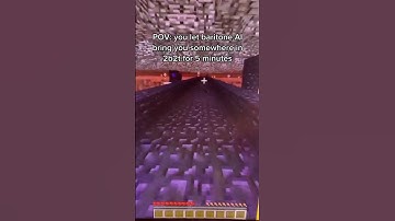 POV: You let Baritone AI bring you somewhere in 2b2t for 5 MINUTES | #2b2t #minecraft #shorts