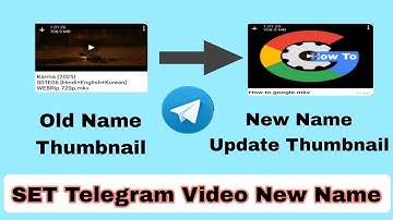 Telegram Video Rename Bot | How to Change Telegram Video Name and Thumbnail.