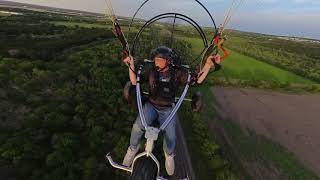 Paramotor Flight April 7th 2024    Evening Great Conditions!!