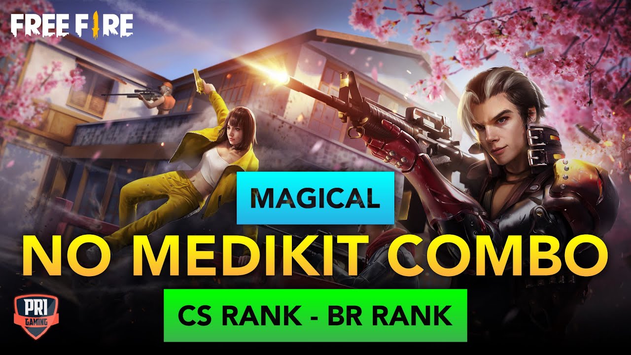 The Magical NO Medikit Character Skill Combinaton in Freefire | Pri gaming Tips and Tricks