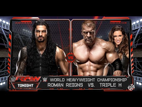 Download Roman Reigns vs.Triple H - WWE World Heavyweight Championship Match: Raw, WWE 2K16