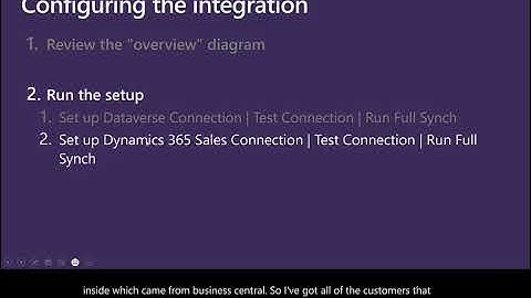 Integrating Dynamics 365 Business Central and Dynamics 365 Sales Part III |Partner Technical Success