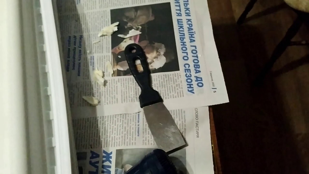 Замена уплотнительной резины в холодильнике INDESIT - YouTube