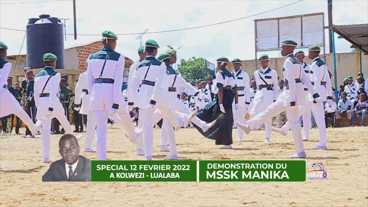 PARADE DU 12 FEVRIER 2022 MSSK MANIKA - PROVINCE DU LUALABA