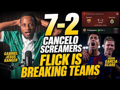 Cancelo screamers, Jesus banger, Flick is breaking teams | Barça 7-2 Racing Club