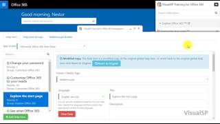 Create your own Bubbles / Walkthroughs like Microsoft has for Office 365