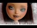 Customized ever after high doll  cedar wood  by unniedolls