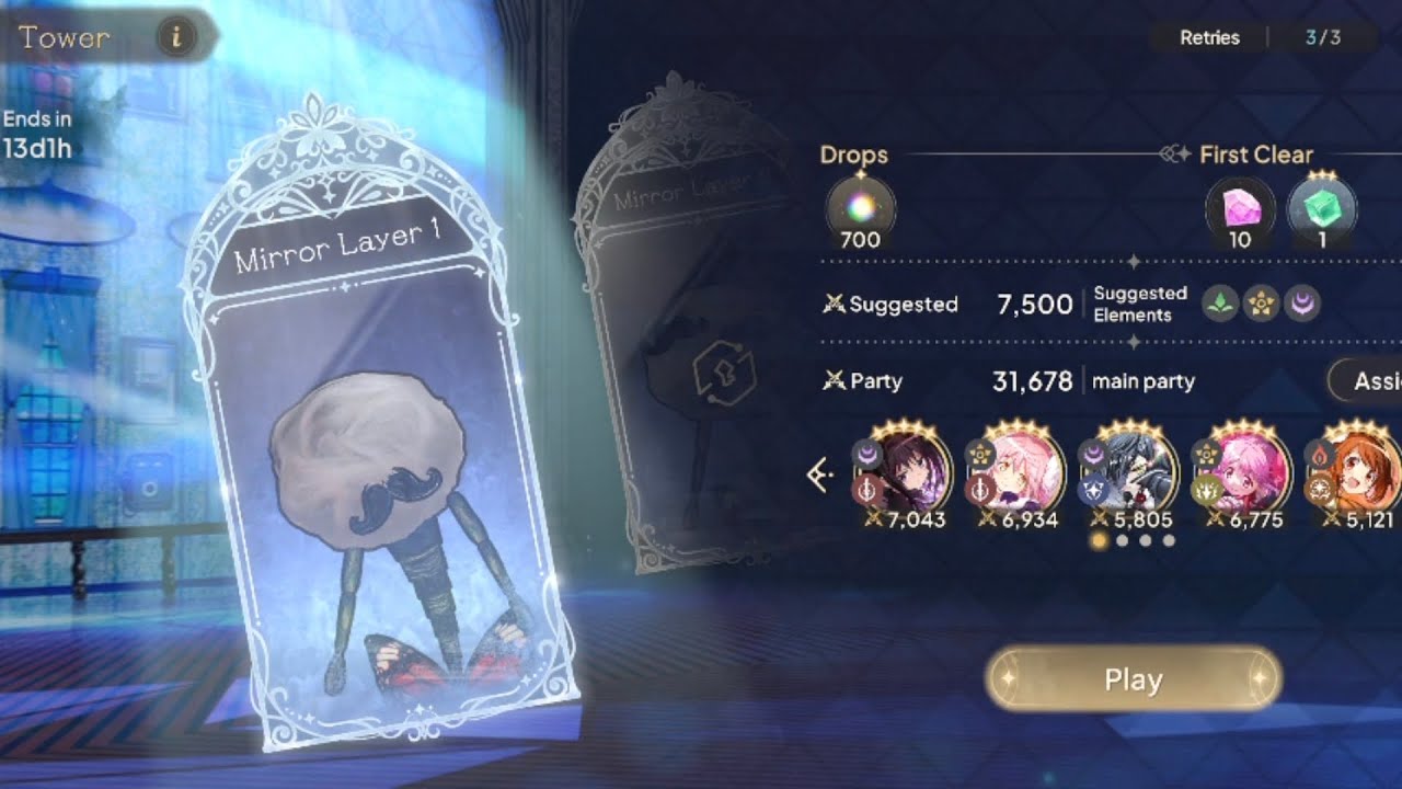 The Tower Level 1 to 20 (madoka magica magia exedra)(part 1)