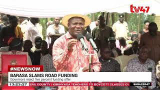 Kakamega Governor Fernandes Barasa blames MPs for poor roads; counties demand fair road levy shares Information