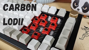 GMMK PRO CARBON FIBER PLATE + TEMPEST MOD Sound Tests