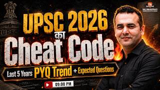 Cheat Code for UPSC Prelims 2026 | 🔥 Last 5 Years PYQ Trend + Expected Questions | by Raj Sir