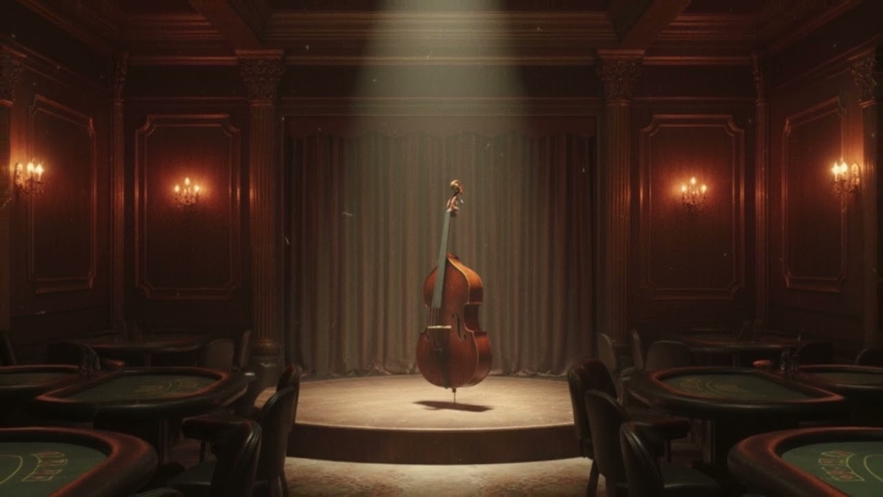 Late Night Double Bass Jazz | Relaxing Instrumental Jazz for Study, Work & Sleep