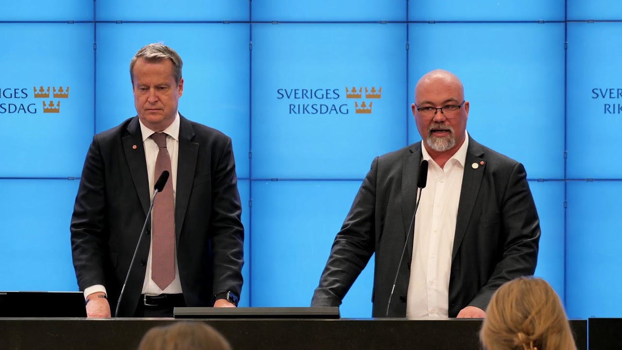 LIVE: Pressträff med Anders Ygeman och Joakim Järrebring