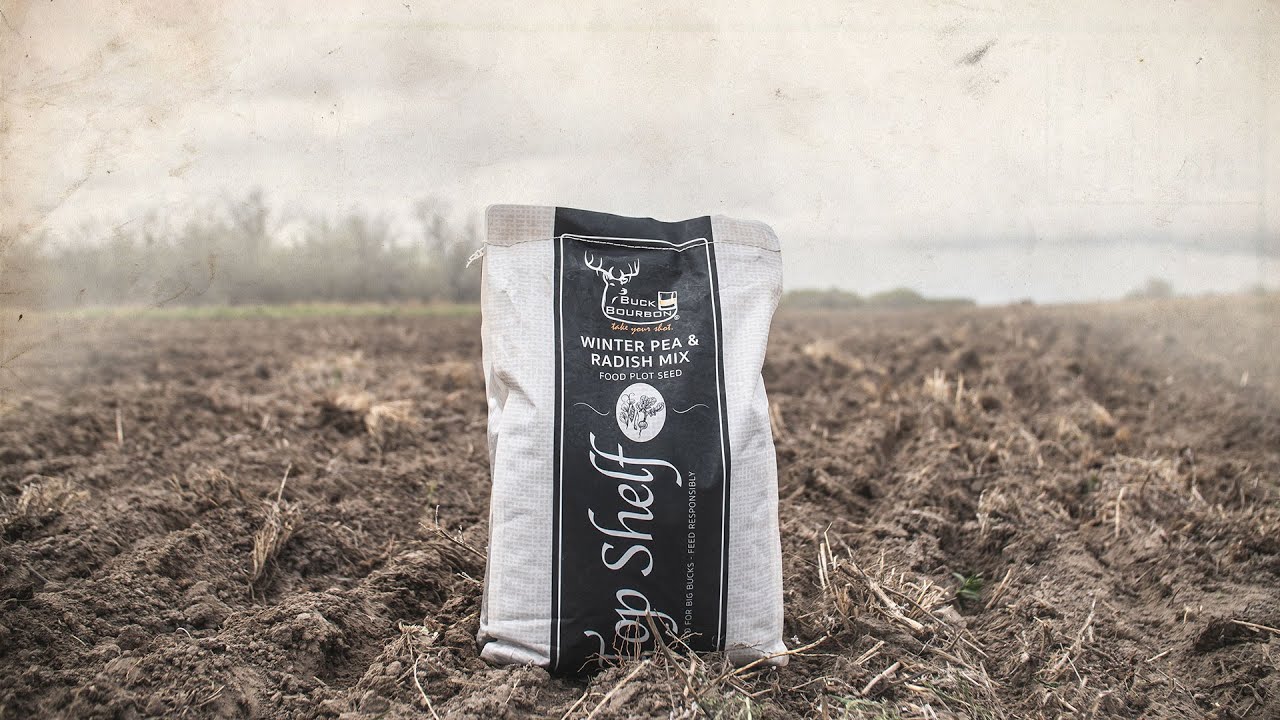 Top Shelf Winter Pea and Radish Mix Food Plot Seed | Buck Bourbon