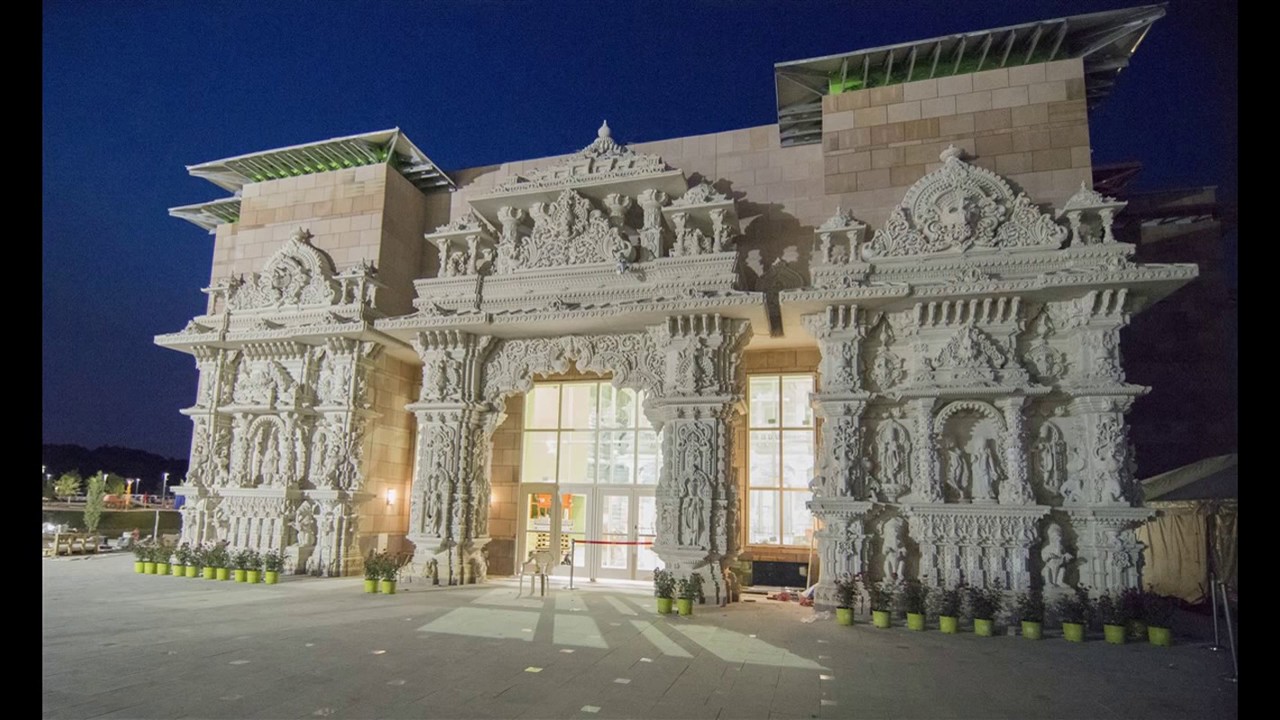 Akshardham Biggest Hindu Temple in New Jersey USA Opening on August 10th -  YouTube
