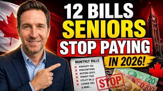 🚨 12 Bills Canadian Seniors STOP Paying in 2026 — The Full List Most Never Claim