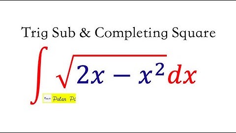 Integral of Sqrt(2x-x^2)