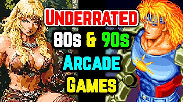 25 Most UNDERRATED 80s And 90s Arcade Games - Explored