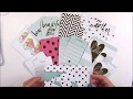 DIY embellishments and die cuts using Project Life cards