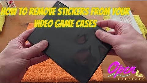Safely Remove Price Stickers From Your Video Game, DVD and Blu-Ray Cases!