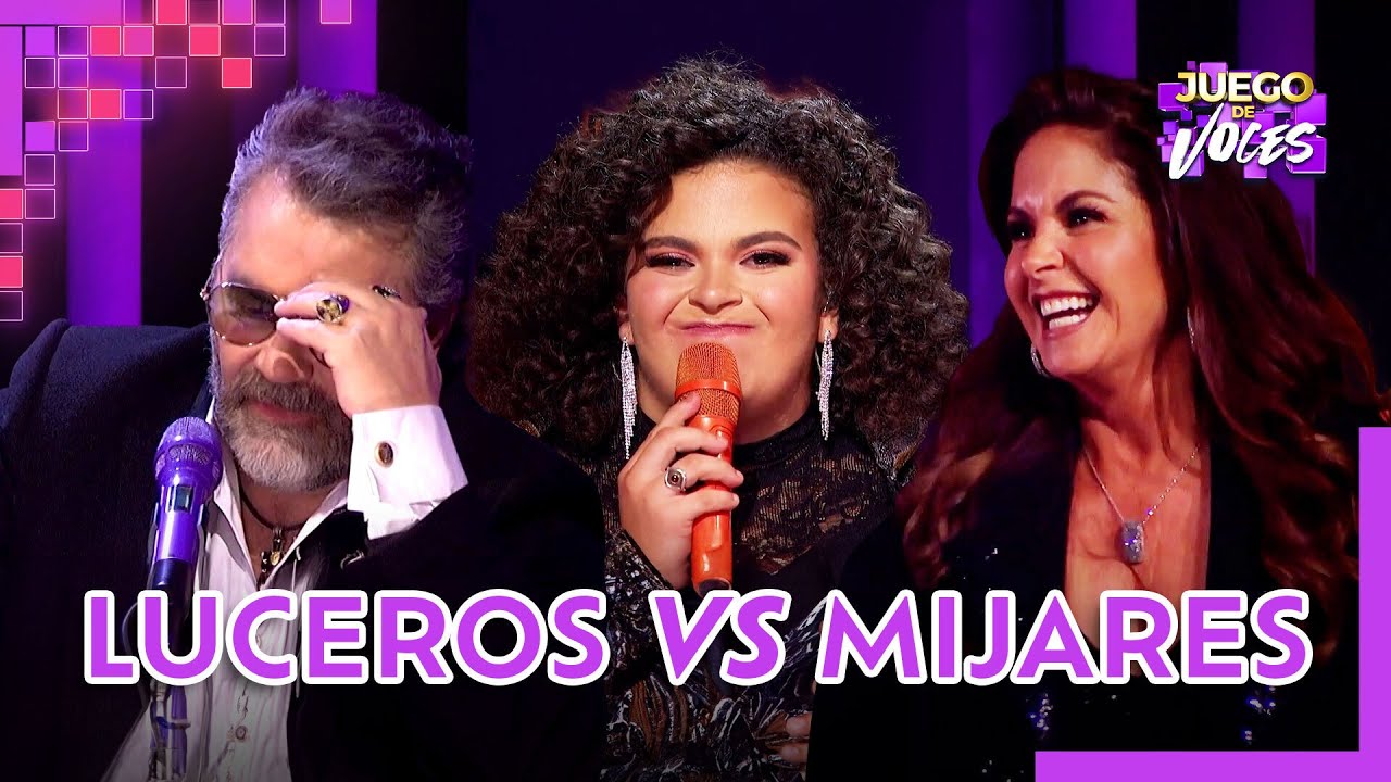 13 minutos de Lucerito poniendo a prueba la paciencia de Mijares | Juego de Voces