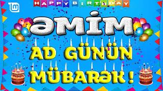 Əmi̇m Ad Günün Mübarək Təbri̇k Vi̇deosu Əmi̇ Happy Birthday