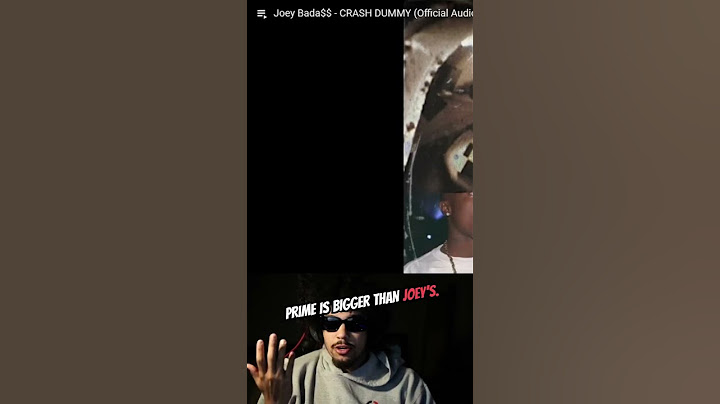 Joey Bada DISSED KENDRICK LAMAR AGAIN   CRASH DUMMY REACTION