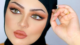 Doll Eyes With Orange Makeup |MARWA YEHIA| مكياج اورنج وتعليم توسيع العين كعيون الدميه مع مروة يحيي