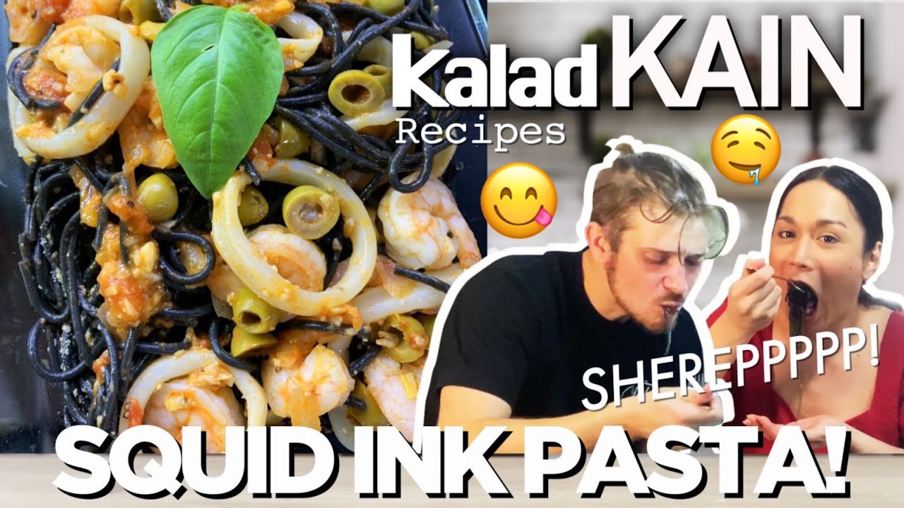 BLACK SPAGHETTI RECIPE NI KALADKAREN AND JOWA. LASANG...