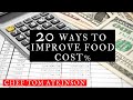 20 ways to improve food cost 