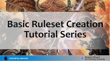 Basic Ruleset Creation Tutorial Series 007