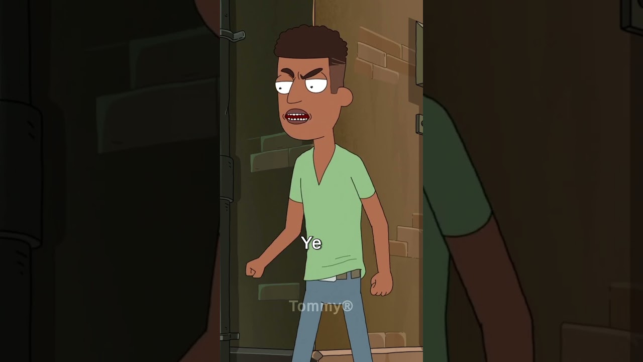 Rick gives Morty a bully gun😂 