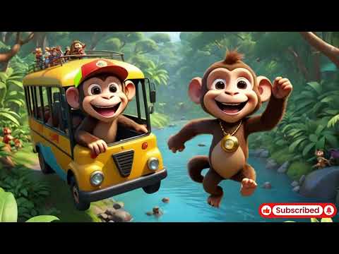 The Ultimate Monkey Bus Adventure & Party! #MonkeyBus #ColorfulBus # ...