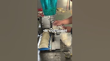 Dumpling making machine #dumpling #machine #dumplingmaker #chinesefood #factory #dumplings #food
