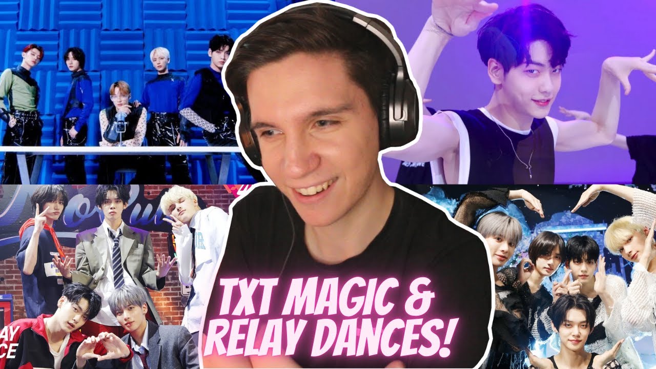 DANCER REACTS TO TXT | 'Magic' MV & Studio Choom, 'No Rules' & '0X1=LOVESONG' Relay Dances