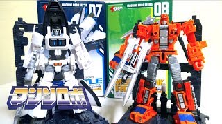 【レア】B-DASH×オールナイトニッポン アントニオロボ機 Machine Robo】MR07 Shuttle Robo and MR08 Missiletank Robo
