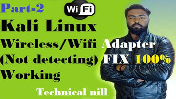 kali Linux Wireless | Wifi Adapter Not detecting FIX 100% Working | Part 2