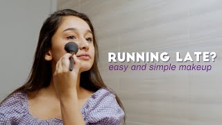 Quick & Natural Everyday Makeup When I'm Running Late!! | Sunehra Tasnim