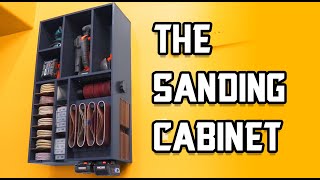 The Shop Sanding Cabinet // Shop Organization