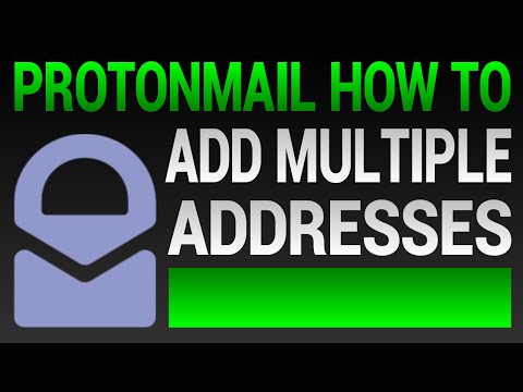 ProtonMail Multiple Addresses (Email Aliases)