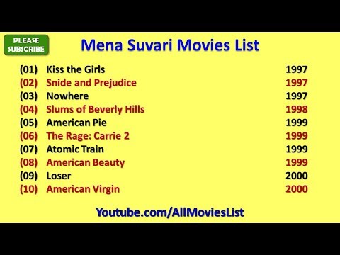 Mena Suvari Movies List